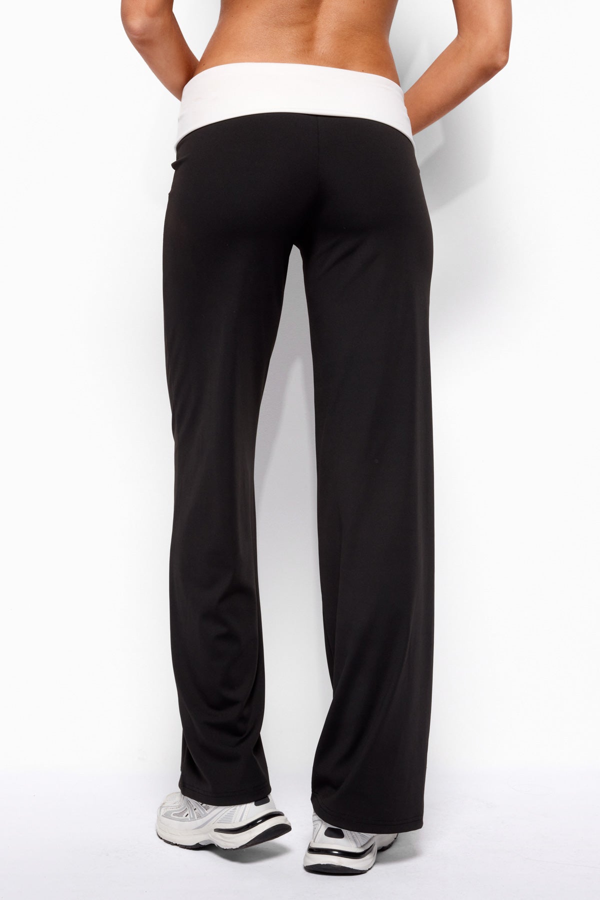 Reyna Contrast Foldover Pants