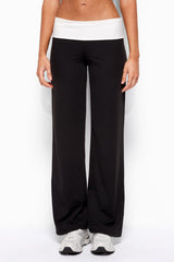 Reyna Contrast Foldover Pants