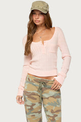 Kaile Cable Knit Top