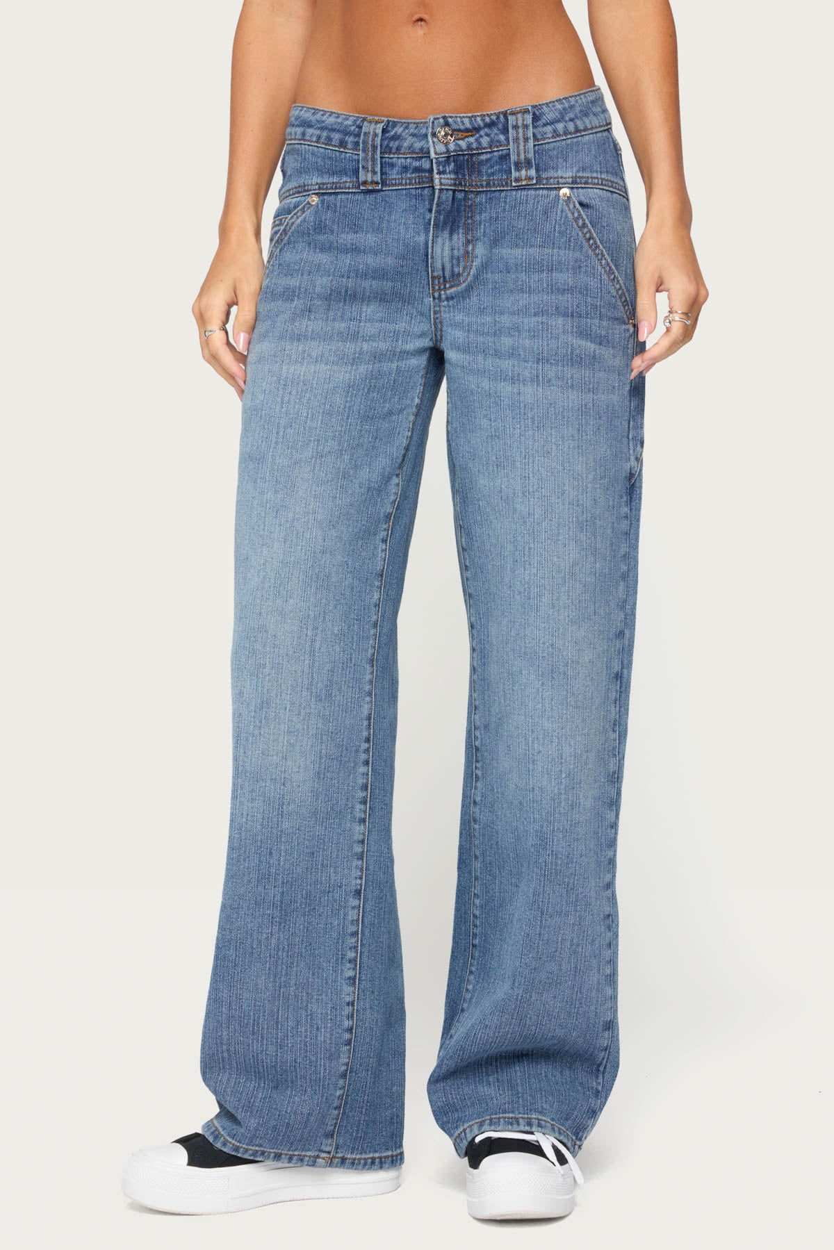 Faya Baggy Low Rise Jeans