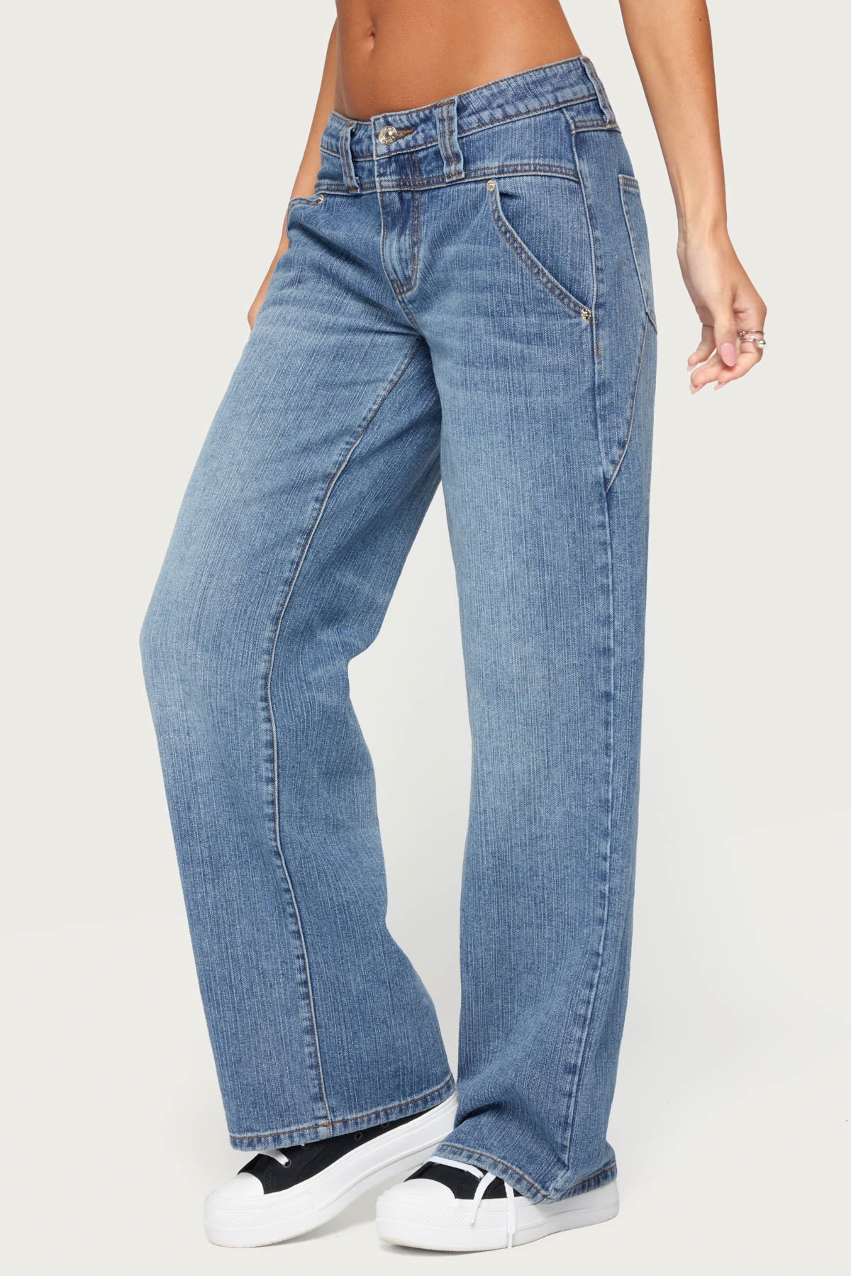 Faya Baggy Low Rise Jeans