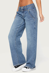 Faya Baggy Low Rise Jeans