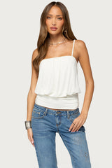 Vali Built In Bra Backless Top