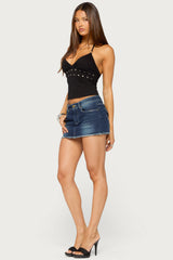 Kairy Studded Halter Top