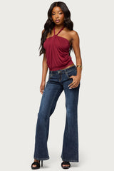 Jarli Draped Halter Top