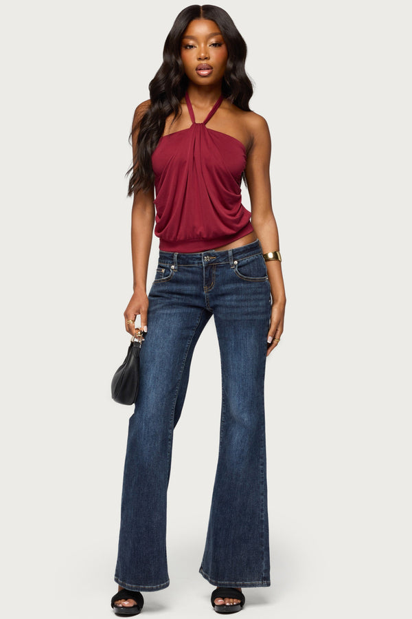 Jarli Draped Halter Top view 2