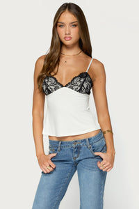 Rubie Lacey Babydoll Top