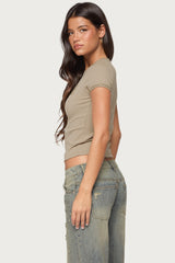 Edikted Studded T Shirt