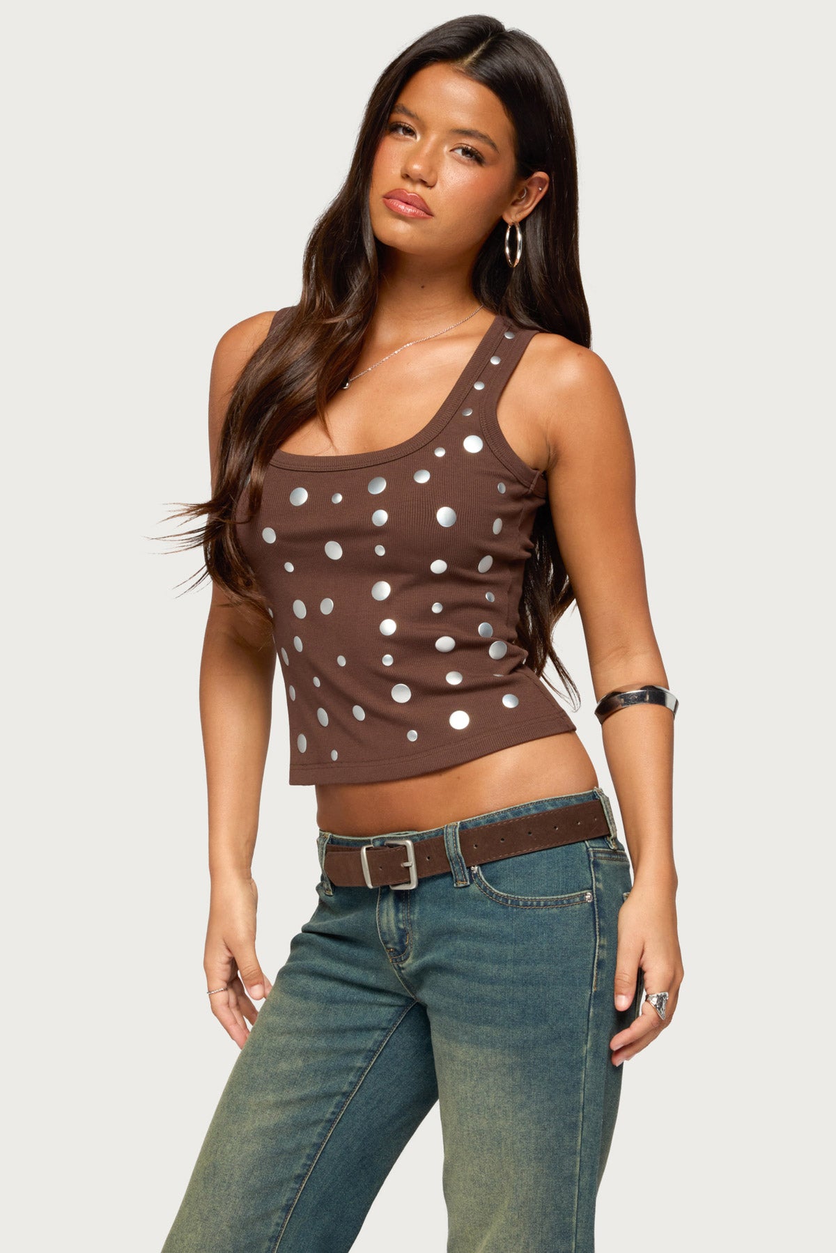 Isabella Studded Tank Top