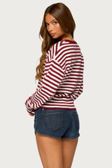 Marren Striped Knit Sweater