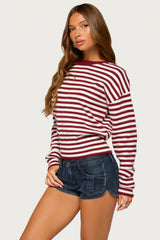 Marren Striped Knit Sweater