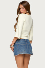 Pali V Neck Gemstone Top