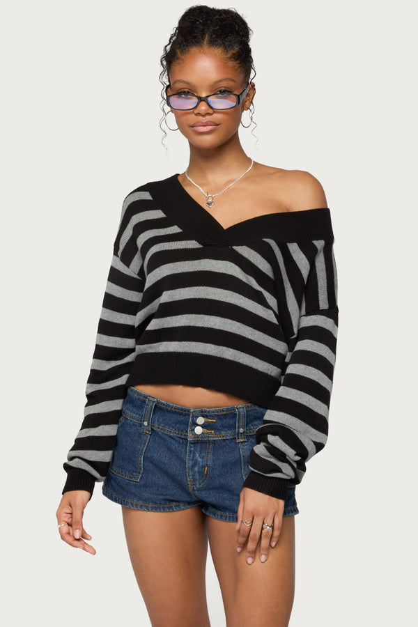 Benz Striped Knit Sweater