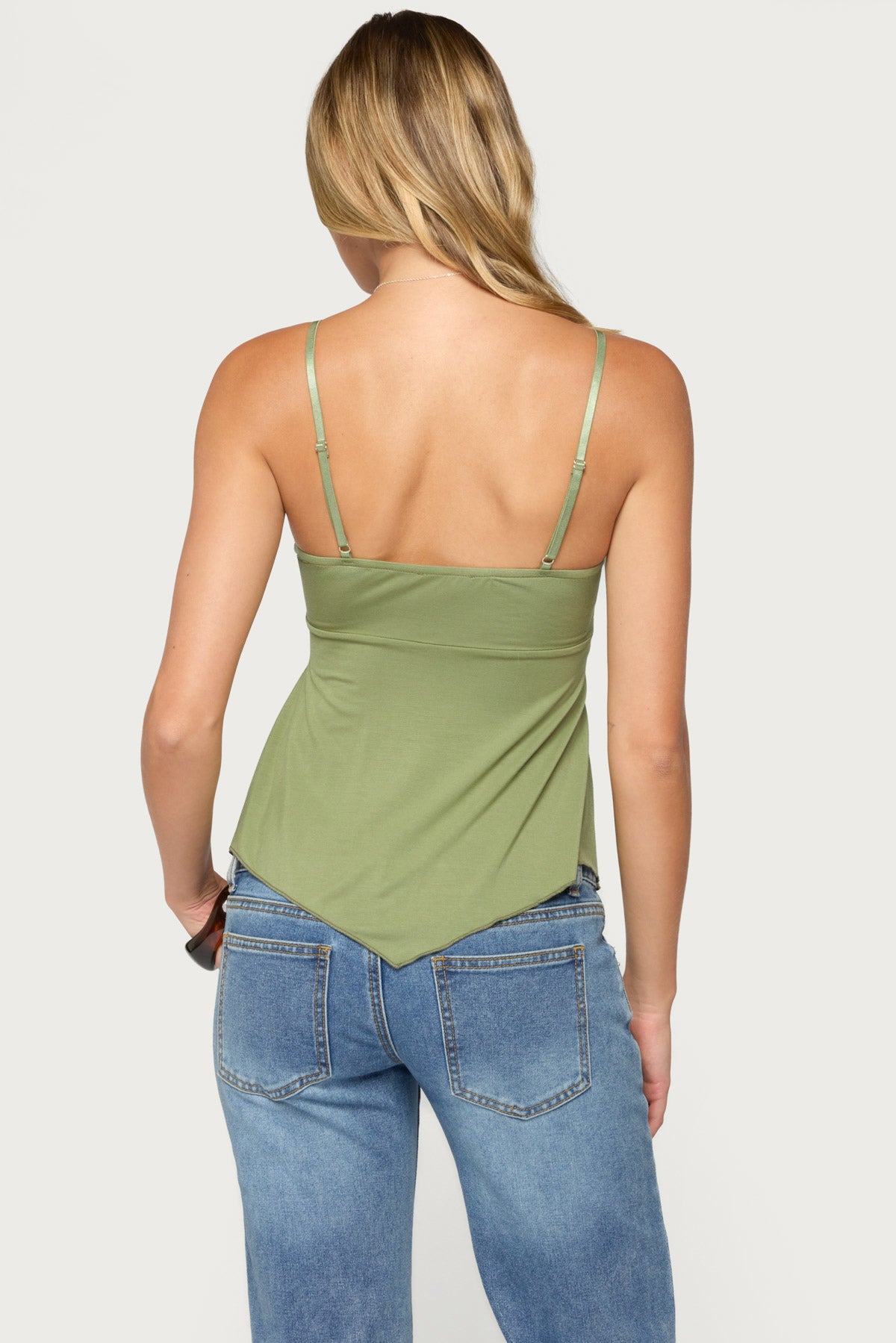 Rania Sequin Butterfly Handkerchief Top
