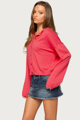 Fion Buttoned Knit Cardigan