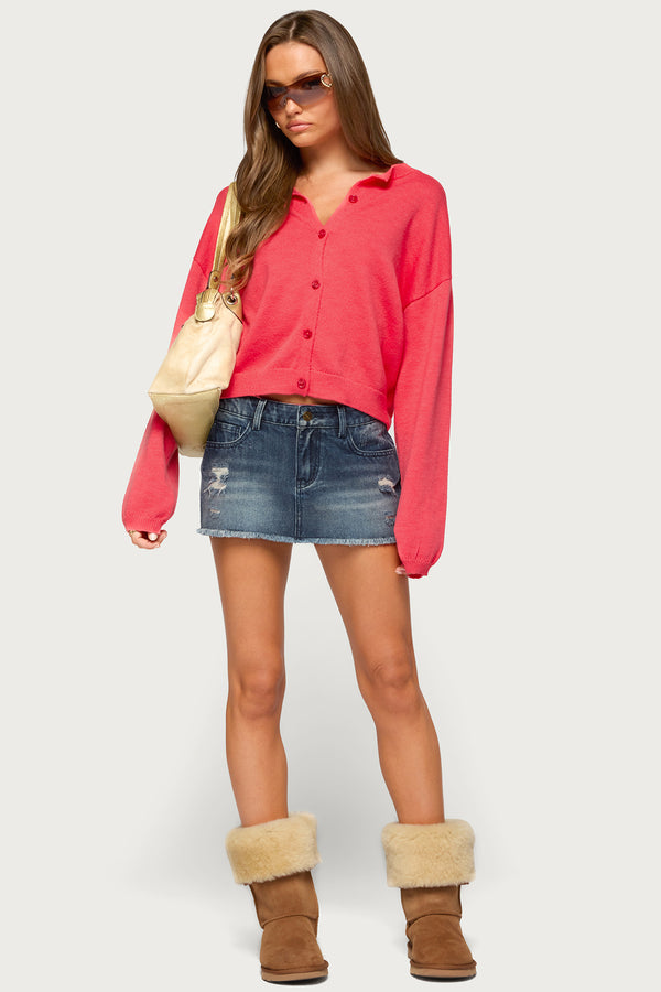 Fion Buttoned Knit Cardigan view 2
