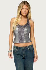 Coraleigh Stud And Sequin Top