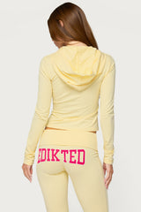 Edikted Honey Zip Up Hoodie