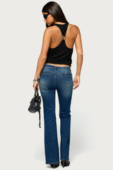 Paye Racerback Metal Ring Tank Top