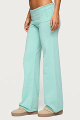 Wanel Pointelle Foldover Pants