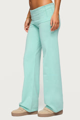 Wanel Pointelle Foldover Pants