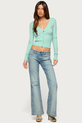 Drue Cable Knit Cardigan