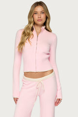 Hanin High Neck Knit Jacket