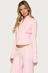 Hanin High Neck Knit Jacket