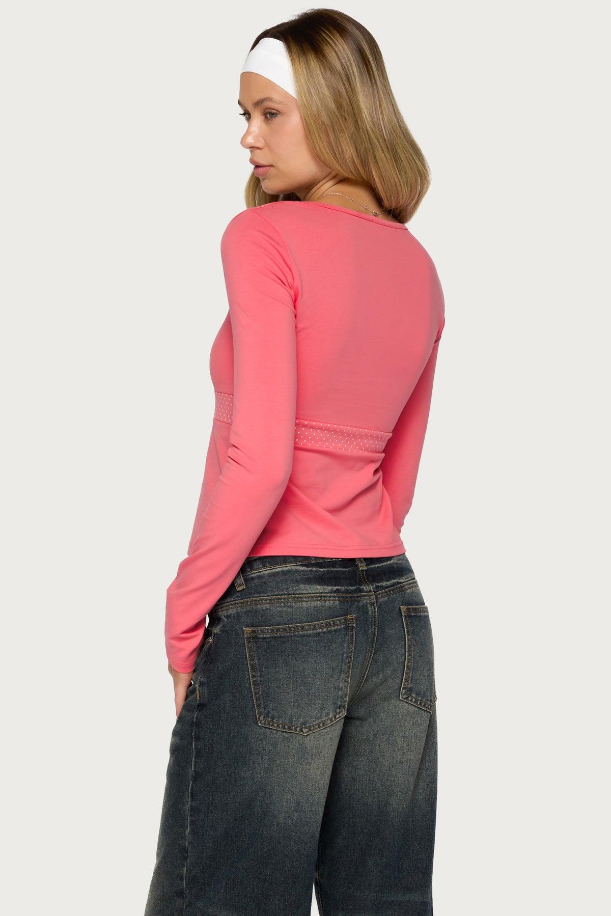 Madina Long Sleeve Babydoll Top