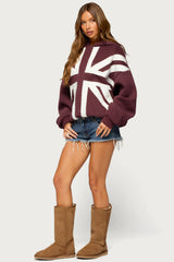 Union Jack Oversized Hoodie