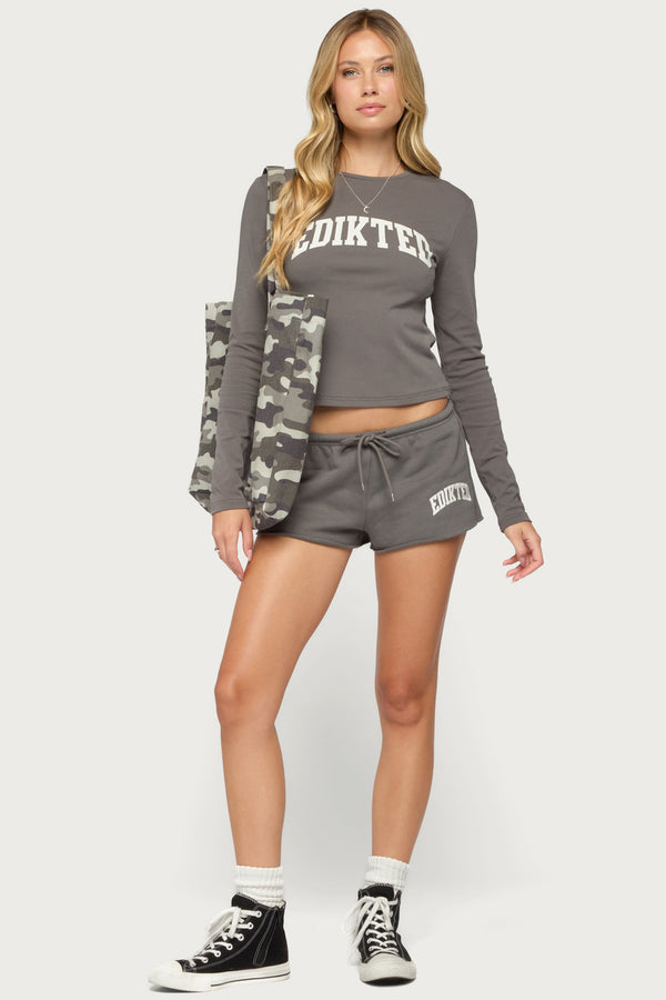 Sporty Babe Edikted Micro Shorts