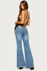 Elni Chain Backless Halter Top