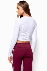 Zali Long Sleeve Crop Top