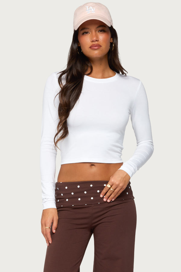Zali Long Sleeve Crop Top