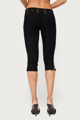 Meeva Grommet Capri Pants