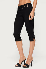 Meeva Grommet Capri Pants