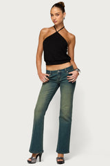 Ali Cascasding Metal Pendant Backless Top