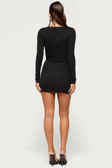 Oloa Beaded Fringe Mini Dress