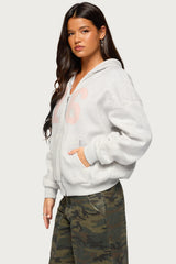 Edikted 76 Zip Up Hoodie