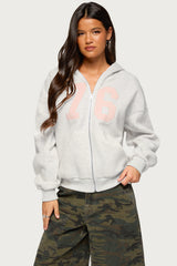 Edikted 76 Zip Up Hoodie