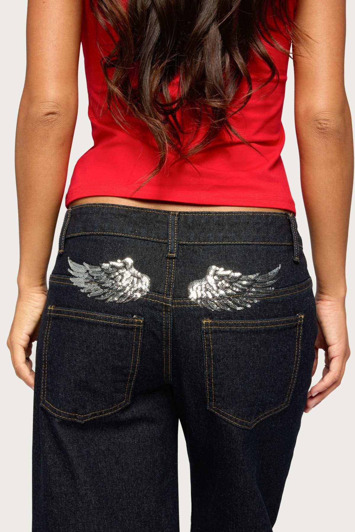 Angel Babe Low Rise Baggy Jeans