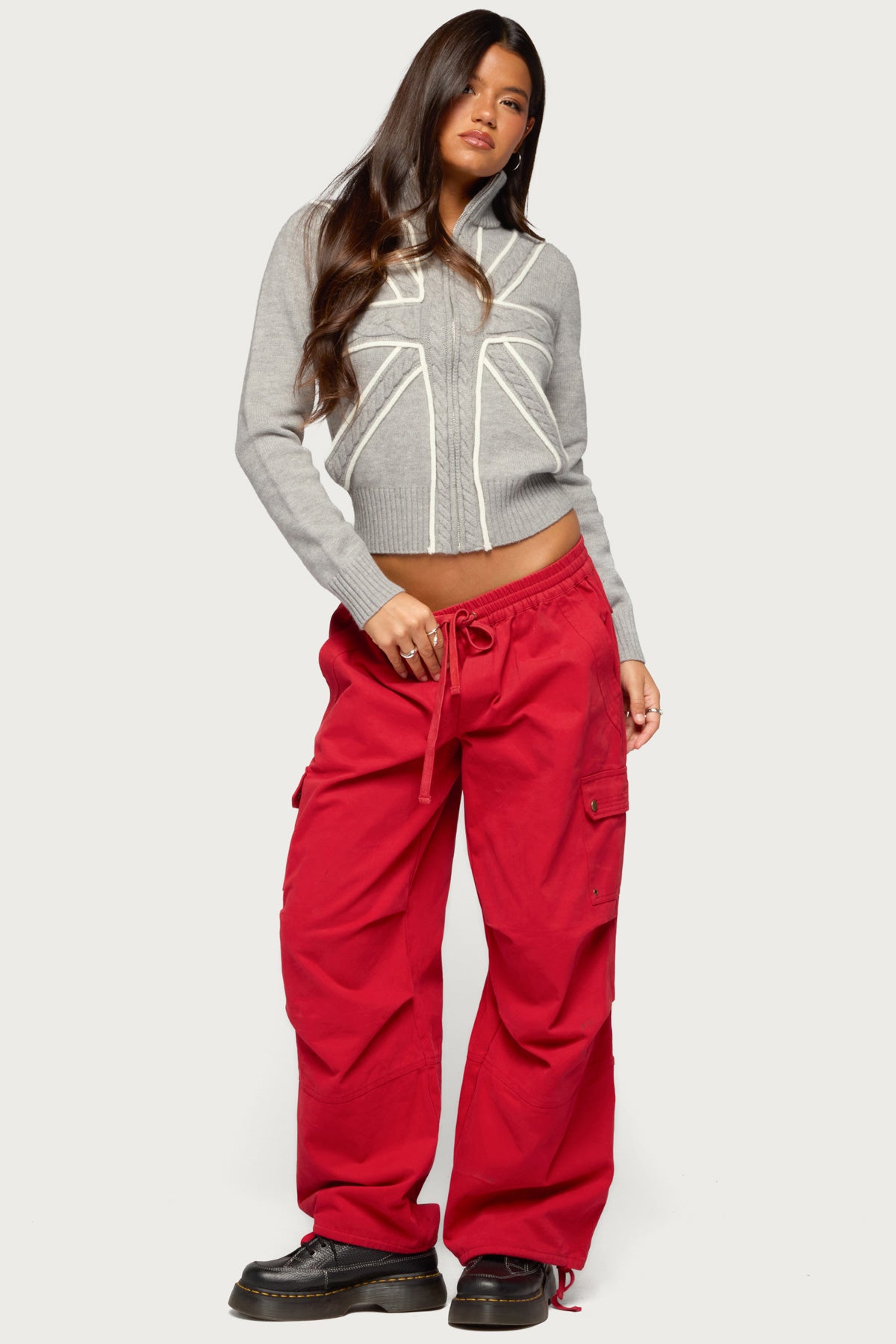 Karsyn UK Braided Knit Cardigan