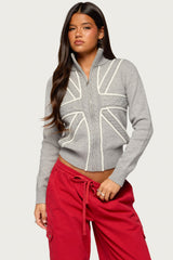 Karsyn UK Braided Knit Cardigan