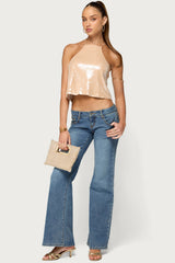 Dazz Sequin Top