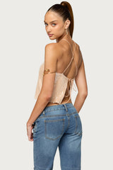 Dazz Sequin Top