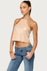 Dazz Sequin Top
