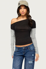 Maylee Off Shoulder Long Sleeve Top