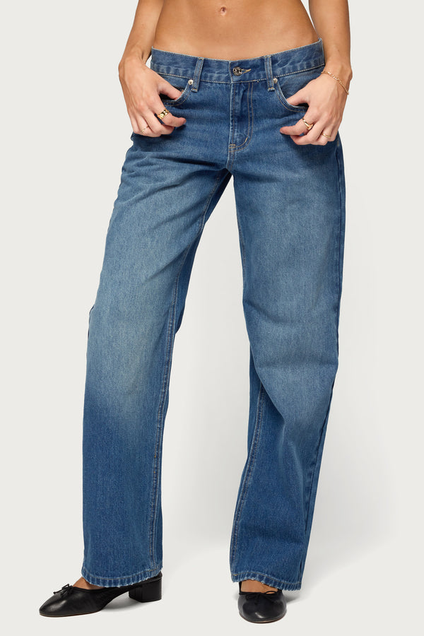 Arabella Low Rise Baggy Jeans view 2