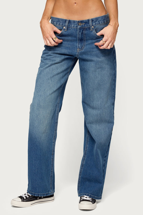 Arabella Low Rise Baggy Jeans view 2