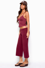 Kanel Foldover Capri Pants